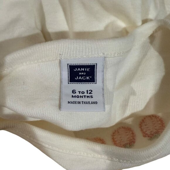Janie and Jack Onesie Halloween Pumpkins White Size 6-12 Months - Picture 3 of 3